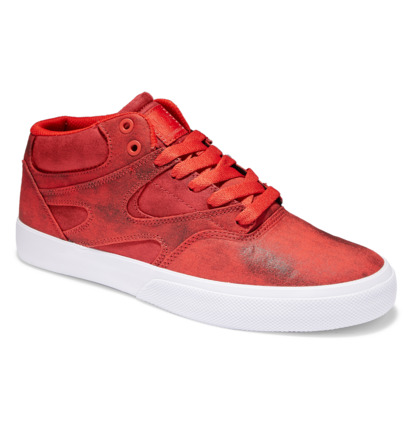 Red Men DC Shoes Kalis Vulc Mid Sneakers | DC-2138564