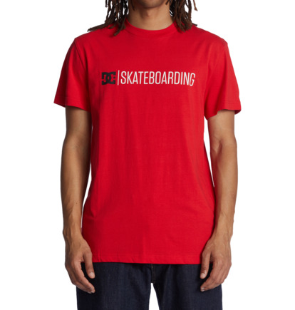 Red Men DC Shoes Minimal T-Shirt | DC-5746801