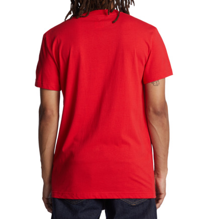 Red Men DC Shoes Minimal T-Shirt | DC-5746801