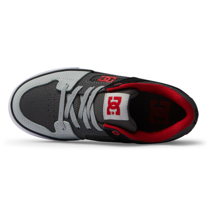 Red / Grey Kids' DC Shoes Pure Elastic Skate Shoes | DC-8395714