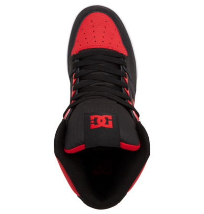 Red / White / Black Men DC Shoes Pure High-Top Sneakers | DC-5870931