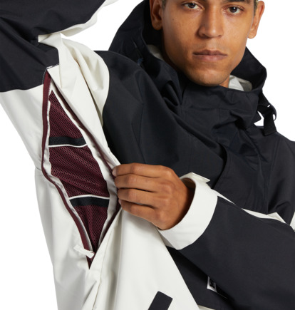 Silver Men DC Shoes Dc-43 Technical Snowboard Jackets | DC-7043862