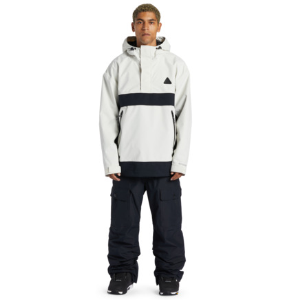 Silver Men DC Shoes Echelon 45K Technical Snowboard Jackets | DC-4521967