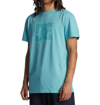 Turquoise Men DC Shoes DC Star Pigment Dye T-Shirt | DC-2681743