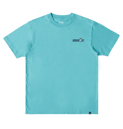 Turquoise Men DC Shoes Fixer Upper T-Shirt | DC-3840751