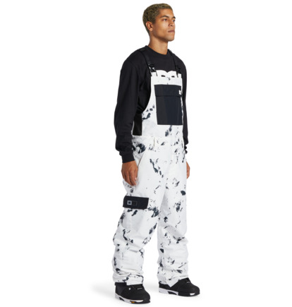 White Camo Men DC Shoes Docile Technical Snowboard Pants | DC-2419637