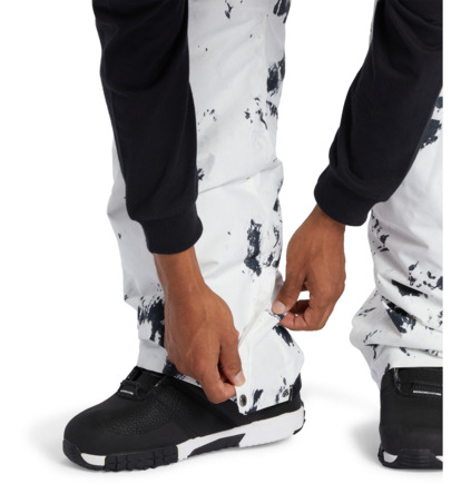 White Camo Men DC Shoes Docile Technical Snowboard Pants | DC-2419637