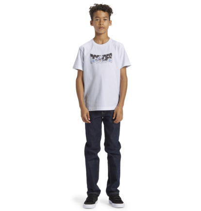 White Kids' DC Shoes Astro T-Shirt | DC-9483105