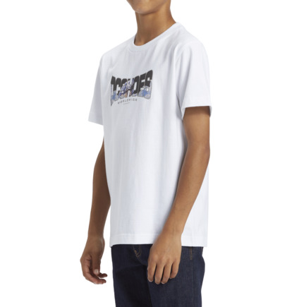 White Kids' DC Shoes Astro T-Shirt | DC-9483105