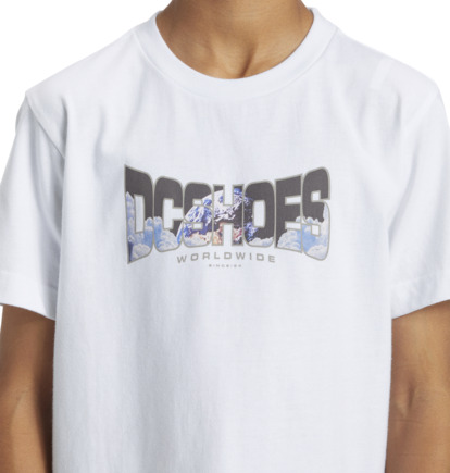 White Kids' DC Shoes Astro T-Shirt | DC-9483105