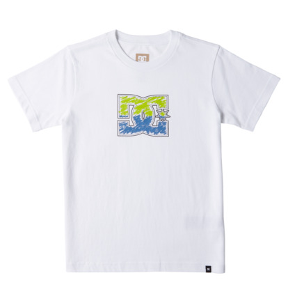 White Kids\' DC Shoes DC Star Inline Short Sleeves T-Shirt | DC-1352678