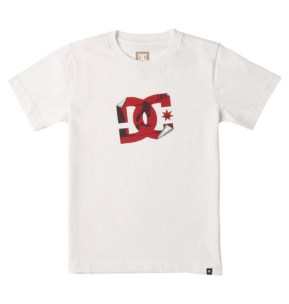 White Kids\' DC Shoes Peel It Photo Short Sleeves T-Shirt | DC-3145680