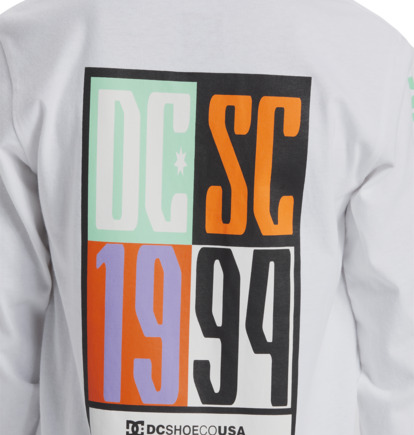 White Kids' DC Shoes Sportster Long Sleeve T-Shirt | DC-5368709