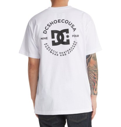 White Men DC Shoes DC Star Pilot T-Shirt | DC-0349571