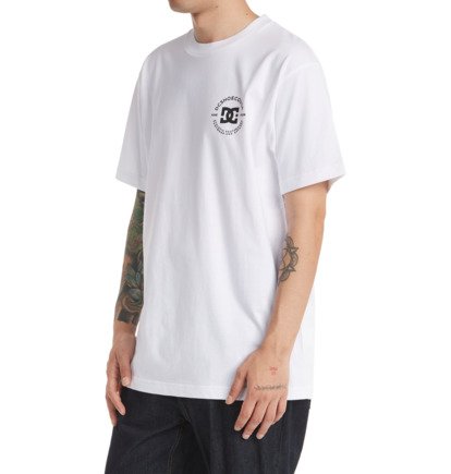 White Men DC Shoes DC Star Pilot T-Shirt | DC-0349571