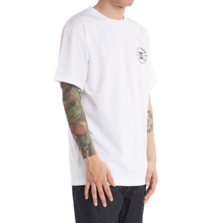 White Men DC Shoes DC Star Pilot T-Shirt | DC-0349571