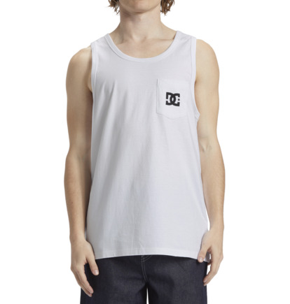 White Men DC Shoes DC Star Pocket T-Shirt | DC-9152064