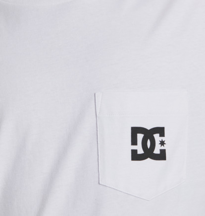 White Men DC Shoes DC Star Pocket T-Shirt | DC-6803254