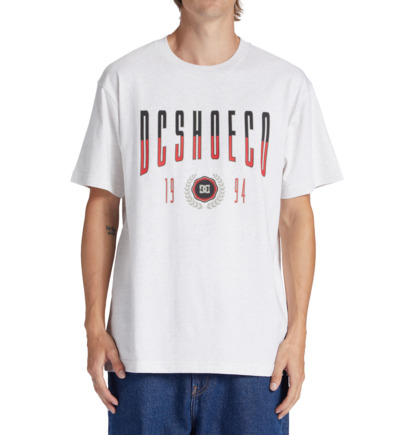 White Men DC Shoes Dropout T-Shirt | DC-3172589