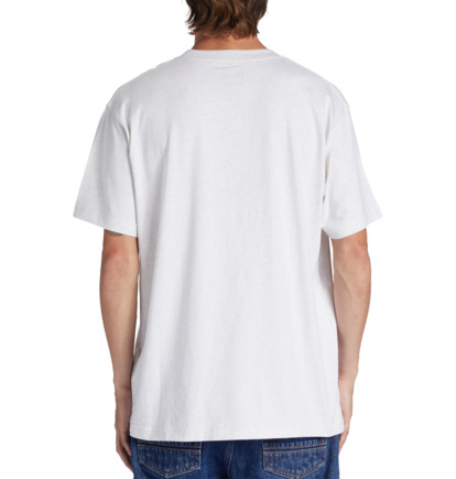 White Men DC Shoes Dropout T-Shirt | DC-3172589