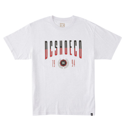 White Men DC Shoes Dropout T-Shirt | DC-3172589