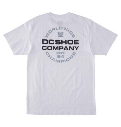 White Men DC Shoes Eurostep T-Shirt | DC-1892306