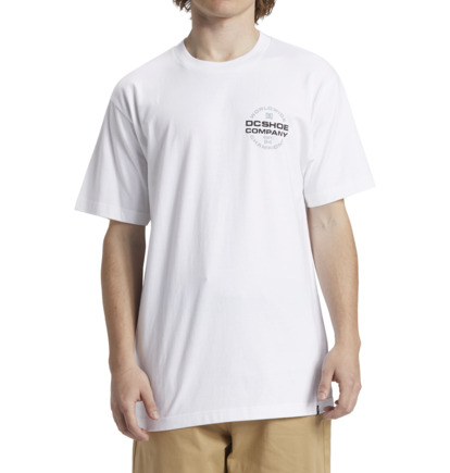 White Men DC Shoes Eurostep T-Shirt | DC-1892306