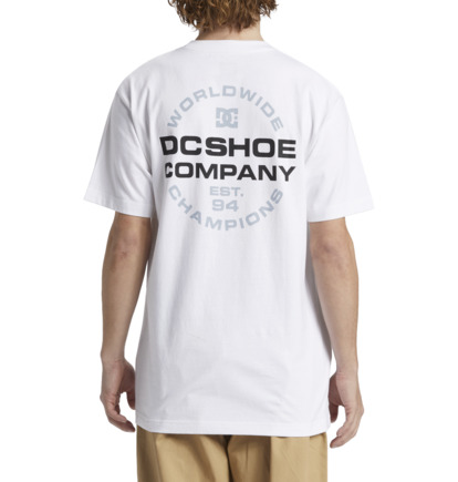 White Men DC Shoes Eurostep T-Shirt | DC-1892306