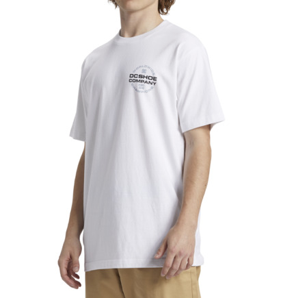 White Men DC Shoes Eurostep T-Shirt | DC-1892306