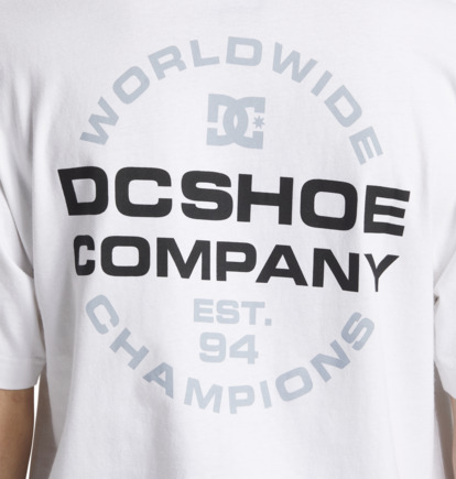 White Men DC Shoes Eurostep T-Shirt | DC-1892306