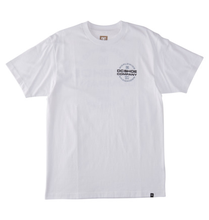 White Men DC Shoes Eurostep T-Shirt | DC-1892306