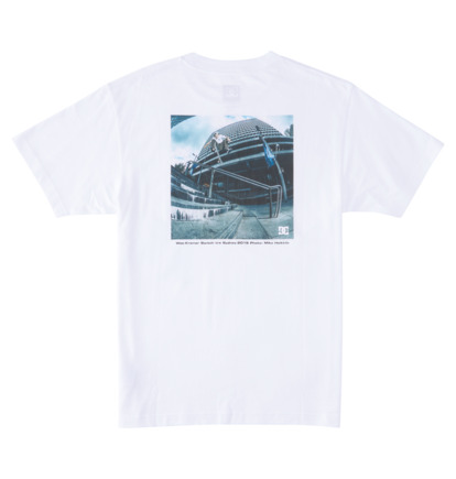 White Men DC Shoes Heikkila Sw 360 Flip T-Shirt | DC-3512496