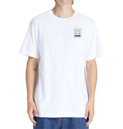 White Men DC Shoes Heikkila Sw 360 Flip T-Shirt | DC-3512496