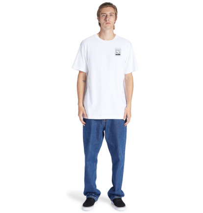 White Men DC Shoes Heikkila Sw 360 Flip T-Shirt | DC-3512496