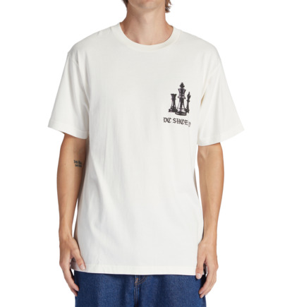 White Men DC Shoes Kings Game T-Shirt | DC-2507846