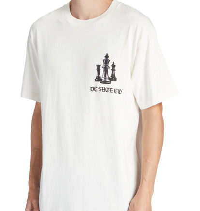 White Men DC Shoes Kings Game T-Shirt | DC-2507846