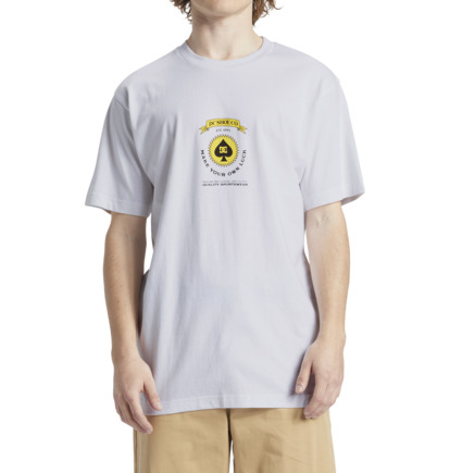 White Men DC Shoes Lucky Hand T-Shirt | DC-9362581