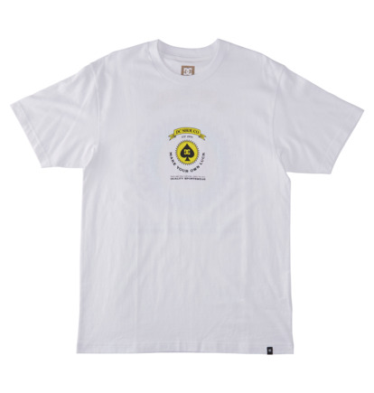 White Men DC Shoes Lucky Hand T-Shirt | DC-9362581