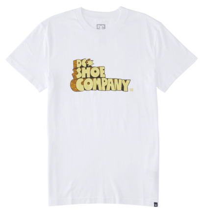 White Men DC Shoes Nostalgic T-Shirt | DC-3906124