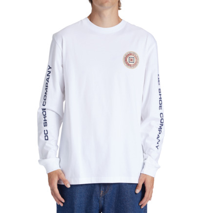 White Men DC Shoes Old Head Long Sleeve T-Shirt | DC-6548921