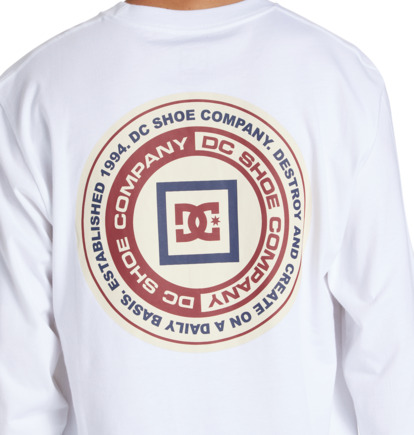 White Men DC Shoes Old Head Long Sleeve T-Shirt | DC-6548921