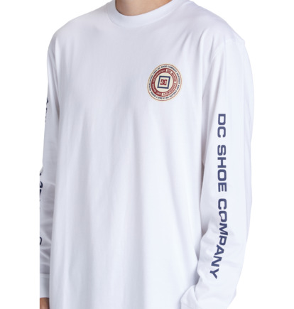 White Men DC Shoes Old Head Long Sleeve T-Shirt | DC-6548921