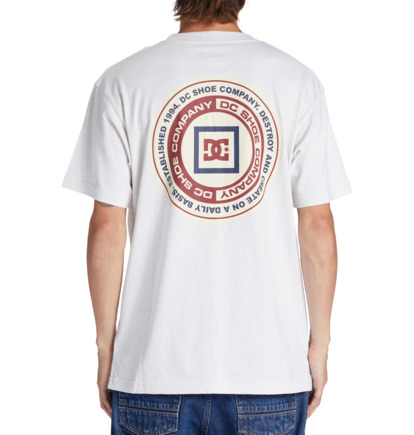 White Men DC Shoes Old Head T-Shirt | DC-8764531