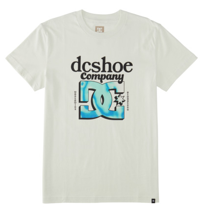 White Men DC Shoes Overspray T-Shirt | DC-7305826