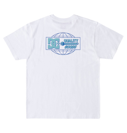 White Men DC Shoes Quality Goods T-Shirt | DC-6721493