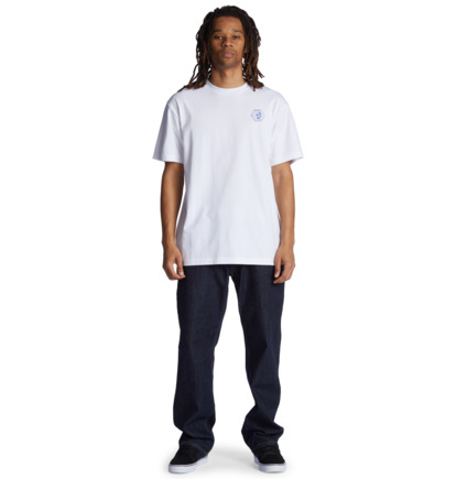 White Men DC Shoes Quality Goods T-Shirt | DC-6721493