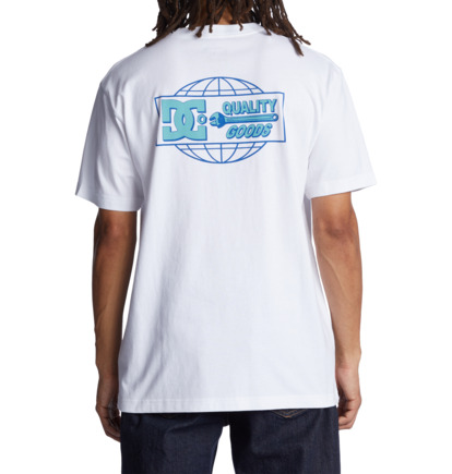 White Men DC Shoes Quality Goods T-Shirt | DC-6721493