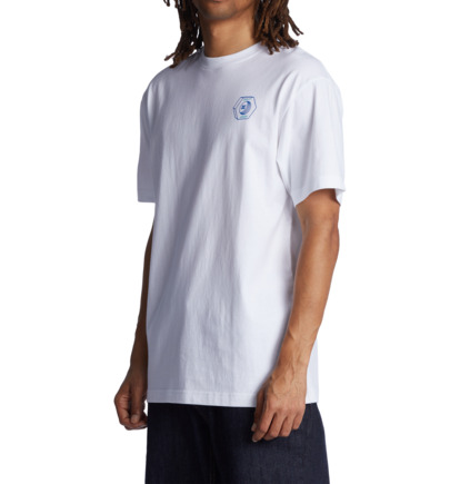 White Men DC Shoes Quality Goods T-Shirt | DC-6721493