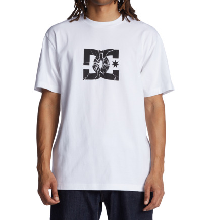 White Men DC Shoes Shatter T-Shirt | DC-7352094