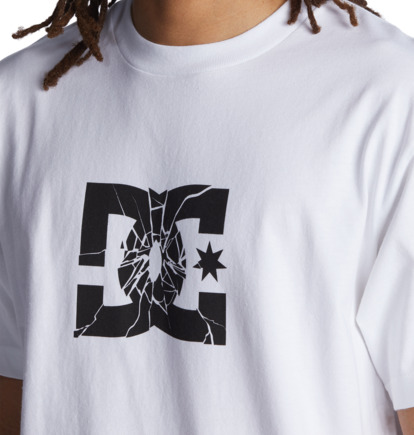 White Men DC Shoes Shatter T-Shirt | DC-7352094